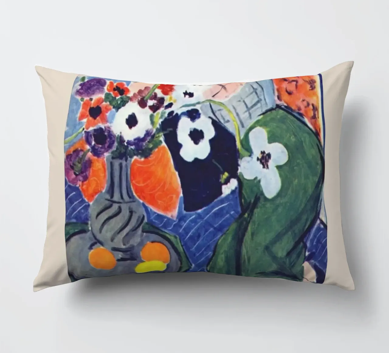Henri Matisse Donna con anemoni - Mostra fauvista cuscino da homdeco