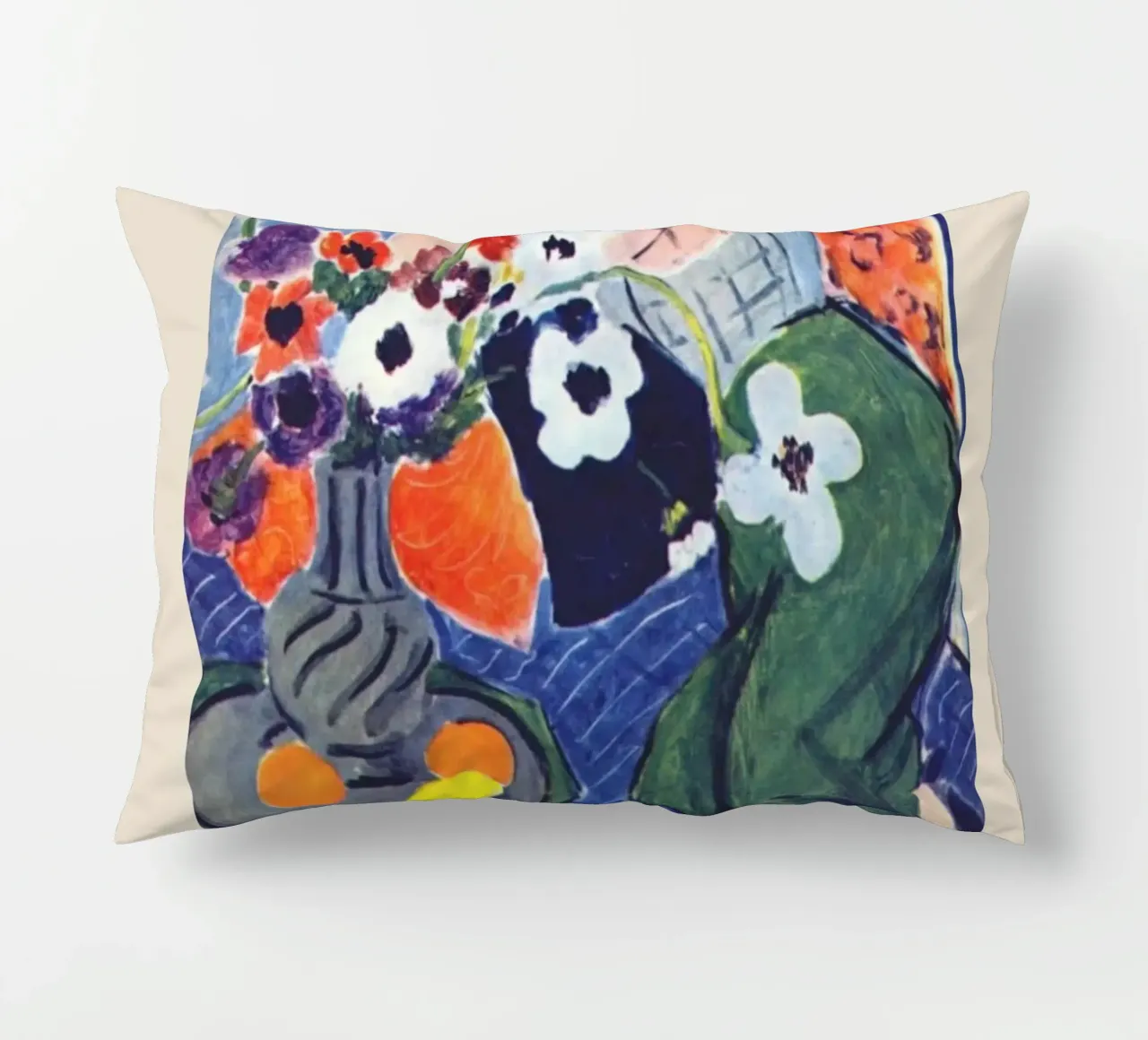 Henri Matisse Donna con anemoni - Mostra fauvista cuscino da homdeco