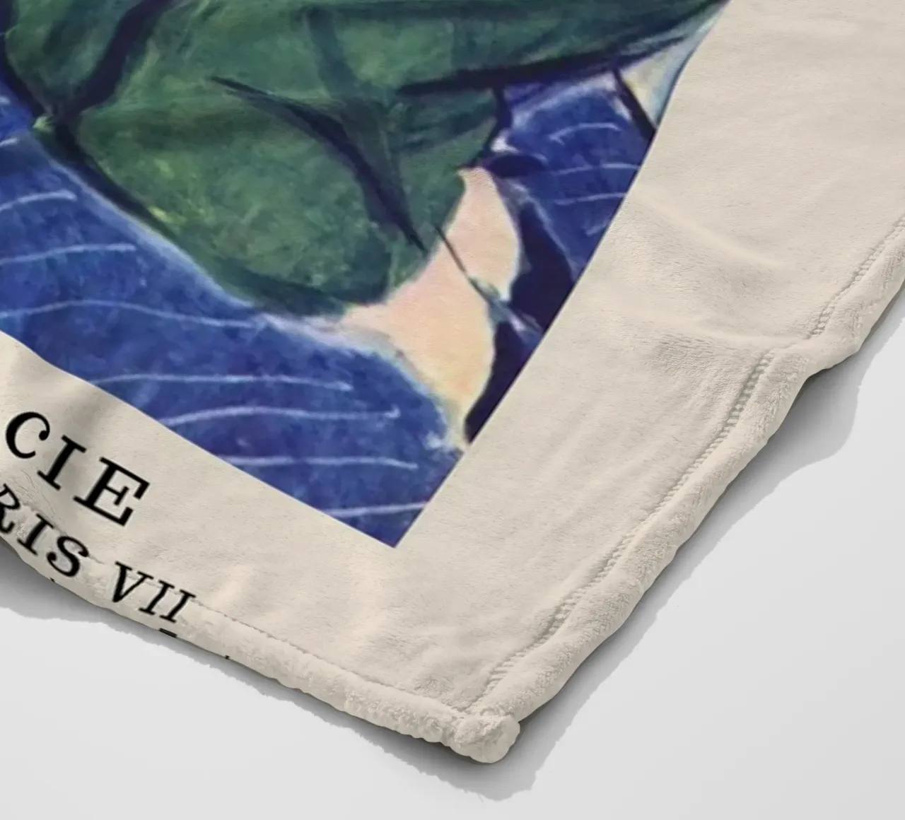 Henri Matisse Donna con anemoni - Mostra fauvista coperta in pile da homdeco