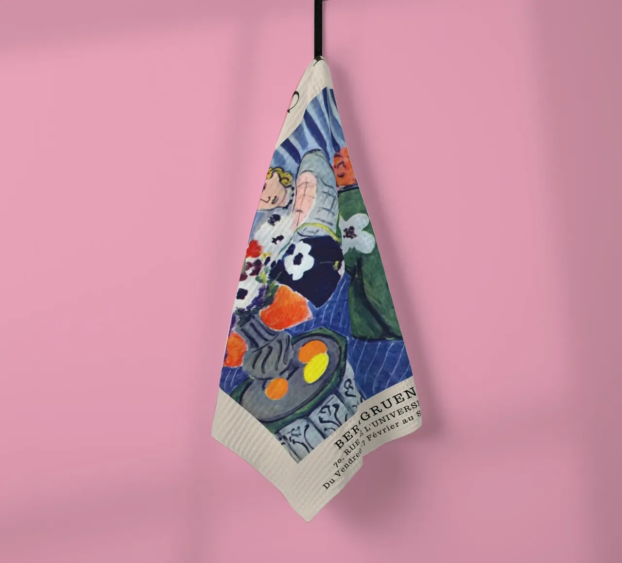 Henri Matisse Donna con anemoni - Mostra fauvista canovaccio da cucina da homdeco
