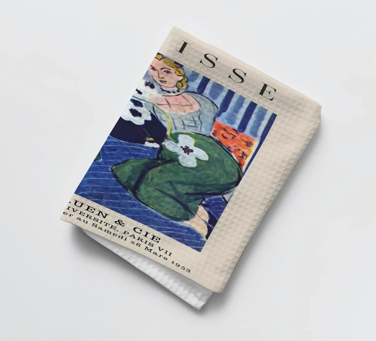 Henri Matisse Donna con anemoni - Mostra fauvista canovaccio da cucina da homdeco