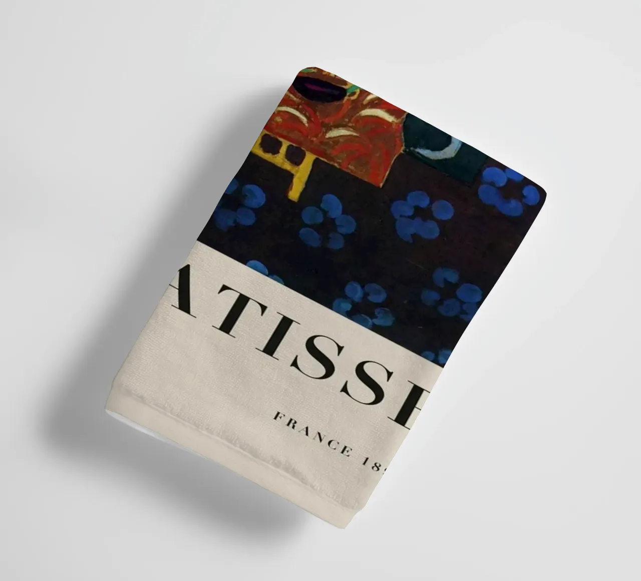 H. Interno di Matisse con tappeto rosso - Papiers Découpés Art asciugamano da bagno da homdeco