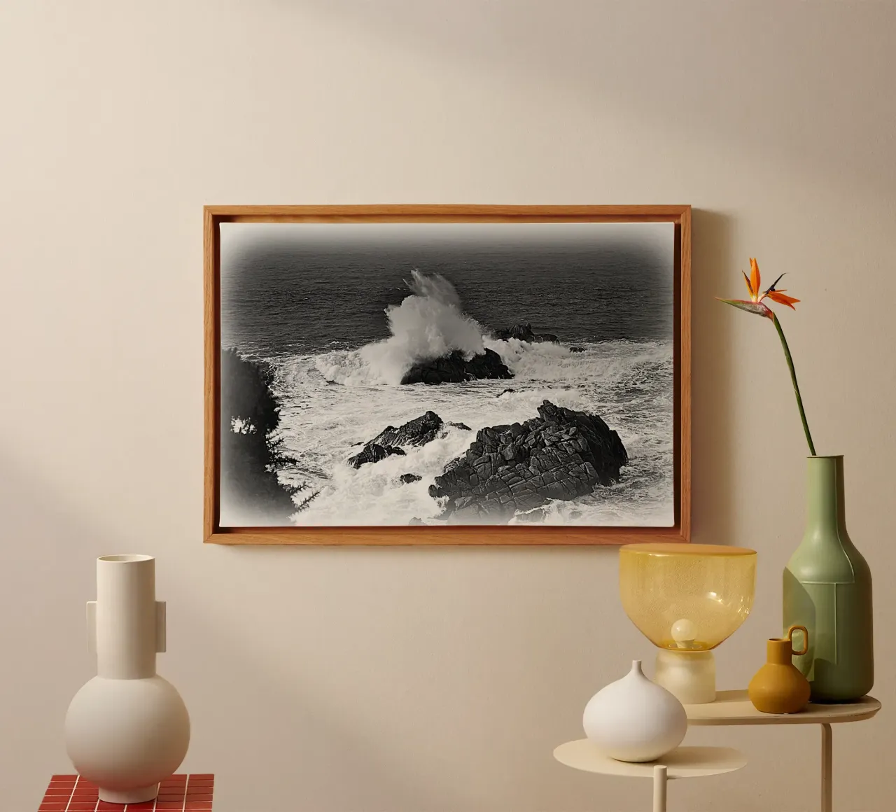 BW76 tela con Cornice a cassetta da Thierry vobmann photography