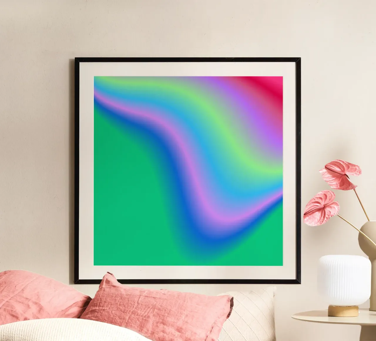SWEET SEROTONIN RUSHES poster with plastic frame by ÂME LIBRE STUDIO