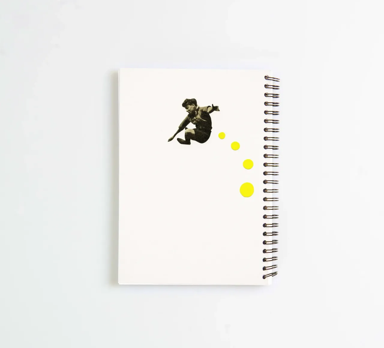 How High Can You Jump? spiral notebook by Cassia Beck Collage