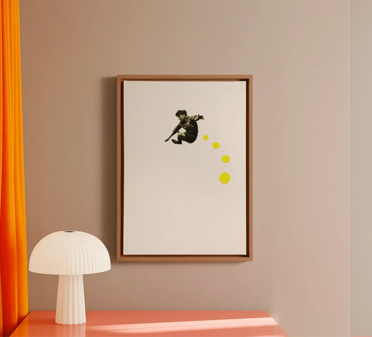 How High Can You Jump? canvas by Cassia Beck Collage