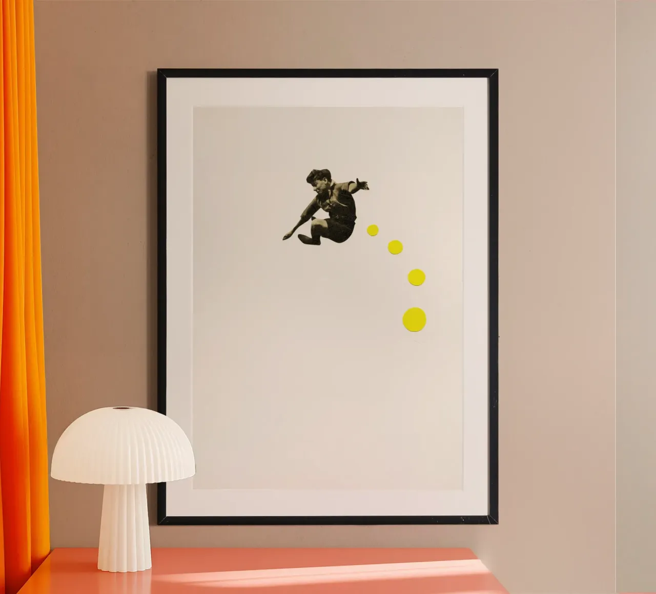 How High Can You Jump? hahnemühle by Cassia Beck Collage