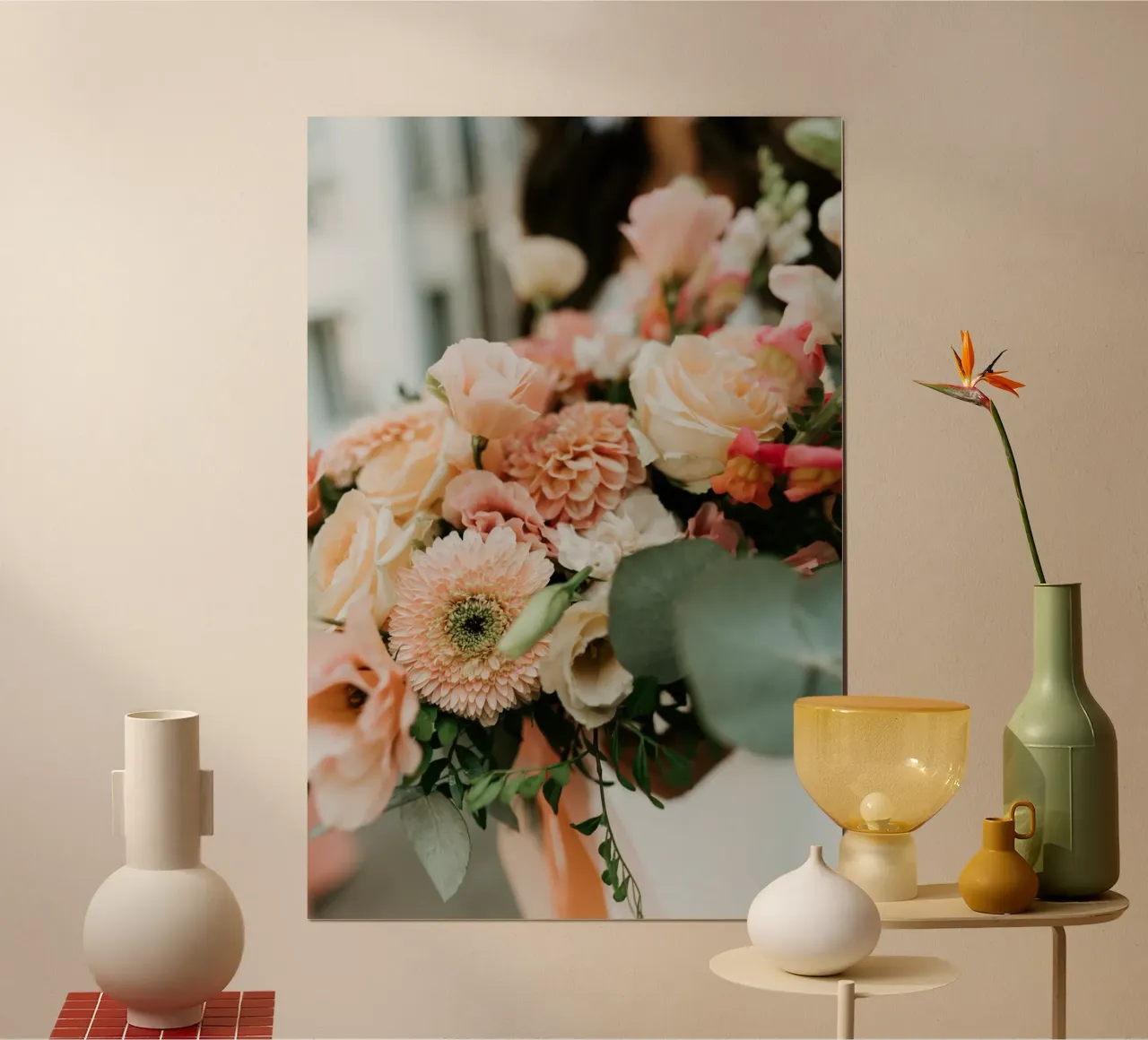 Peach Bloom Harmony hahnemühle by Bold Blooms