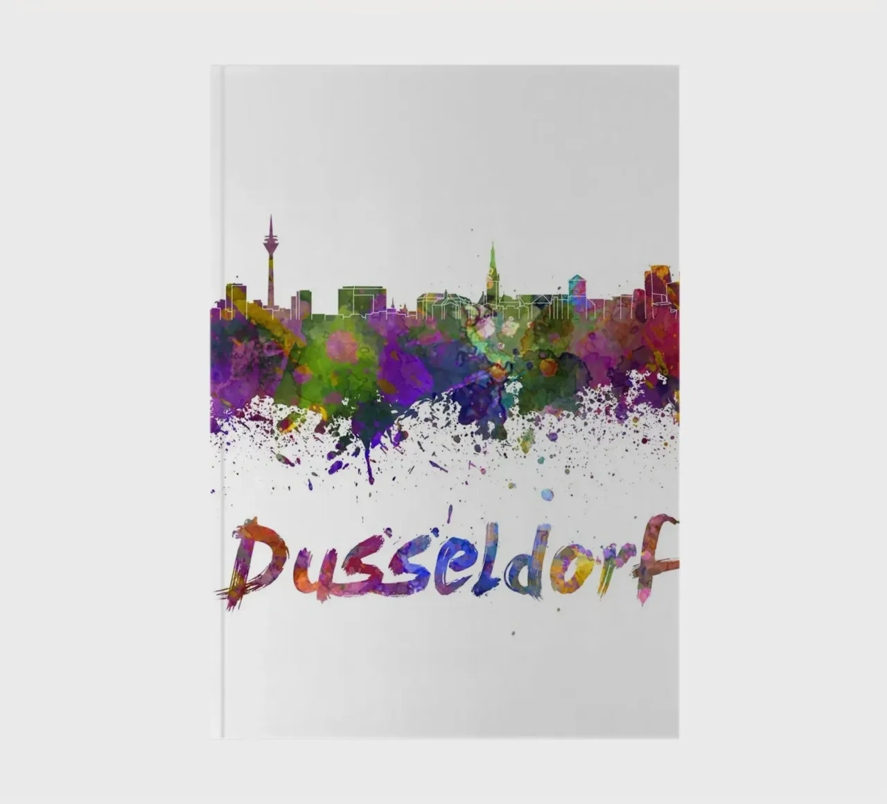 Dusseldorf skyline notebook by 🎨 Point and Art