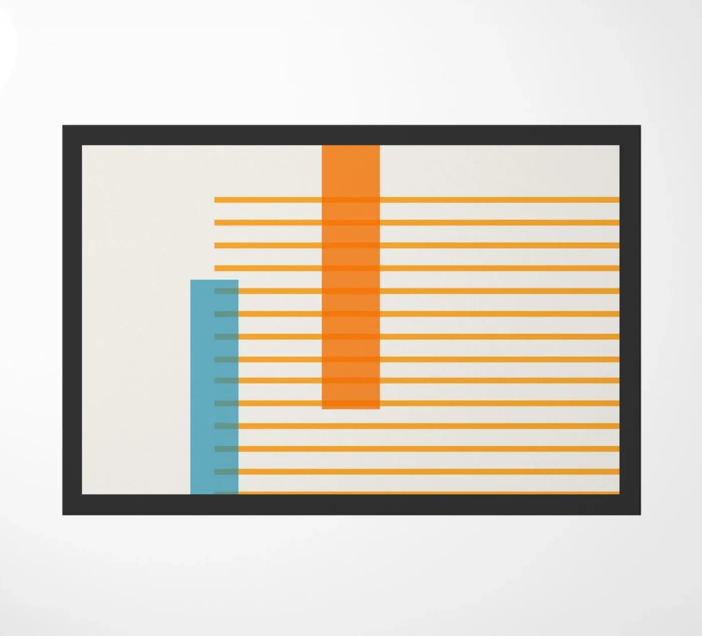 Connections doormat by Rose Beck Art