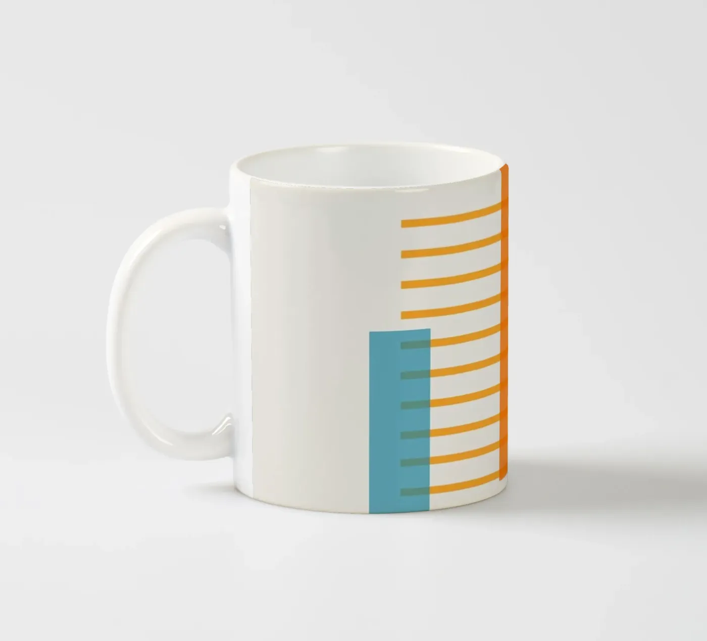 Connections ceramic mug by Rose Beck Art