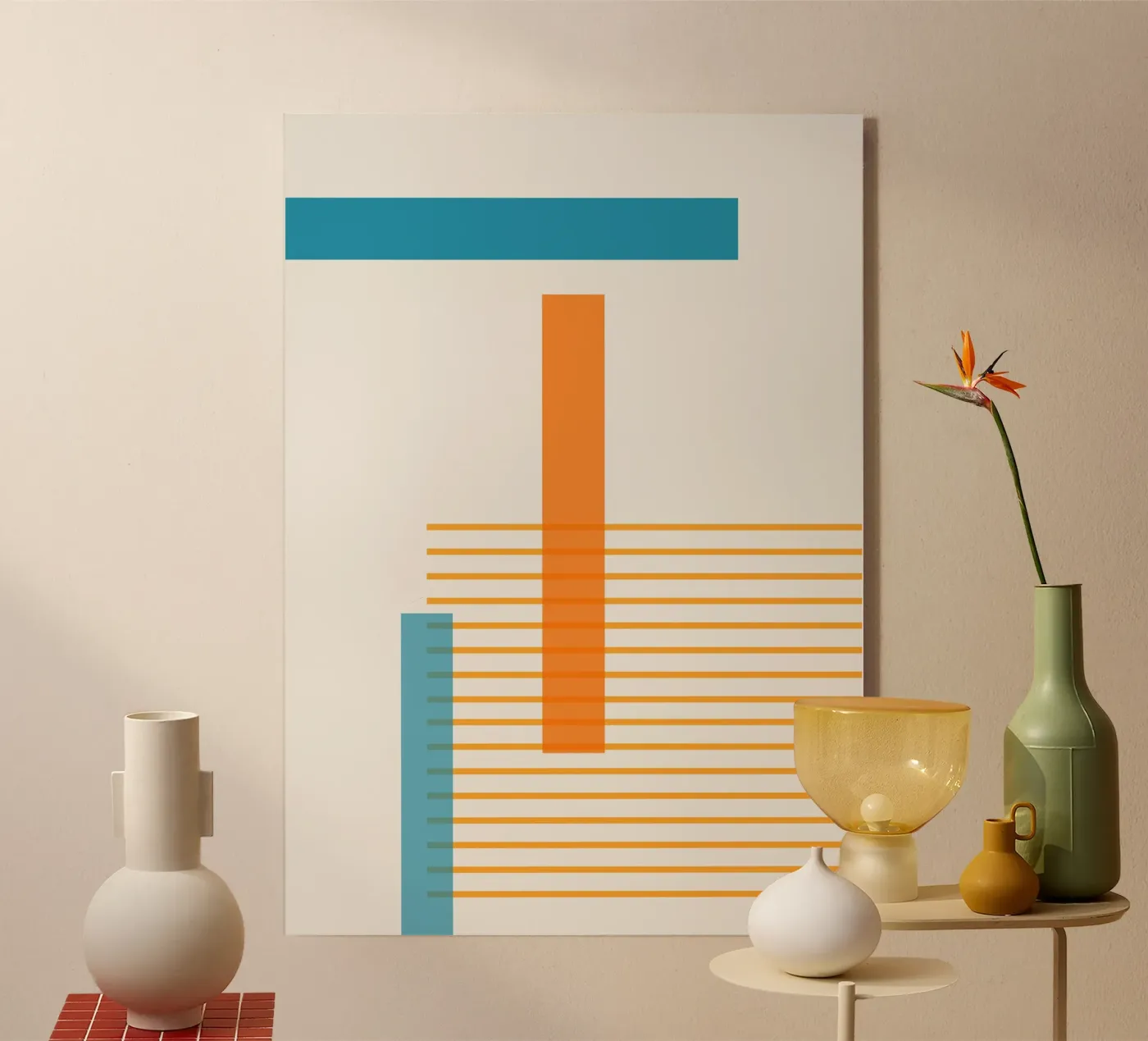 Connections Acryl-Glas von Rose Beck Art