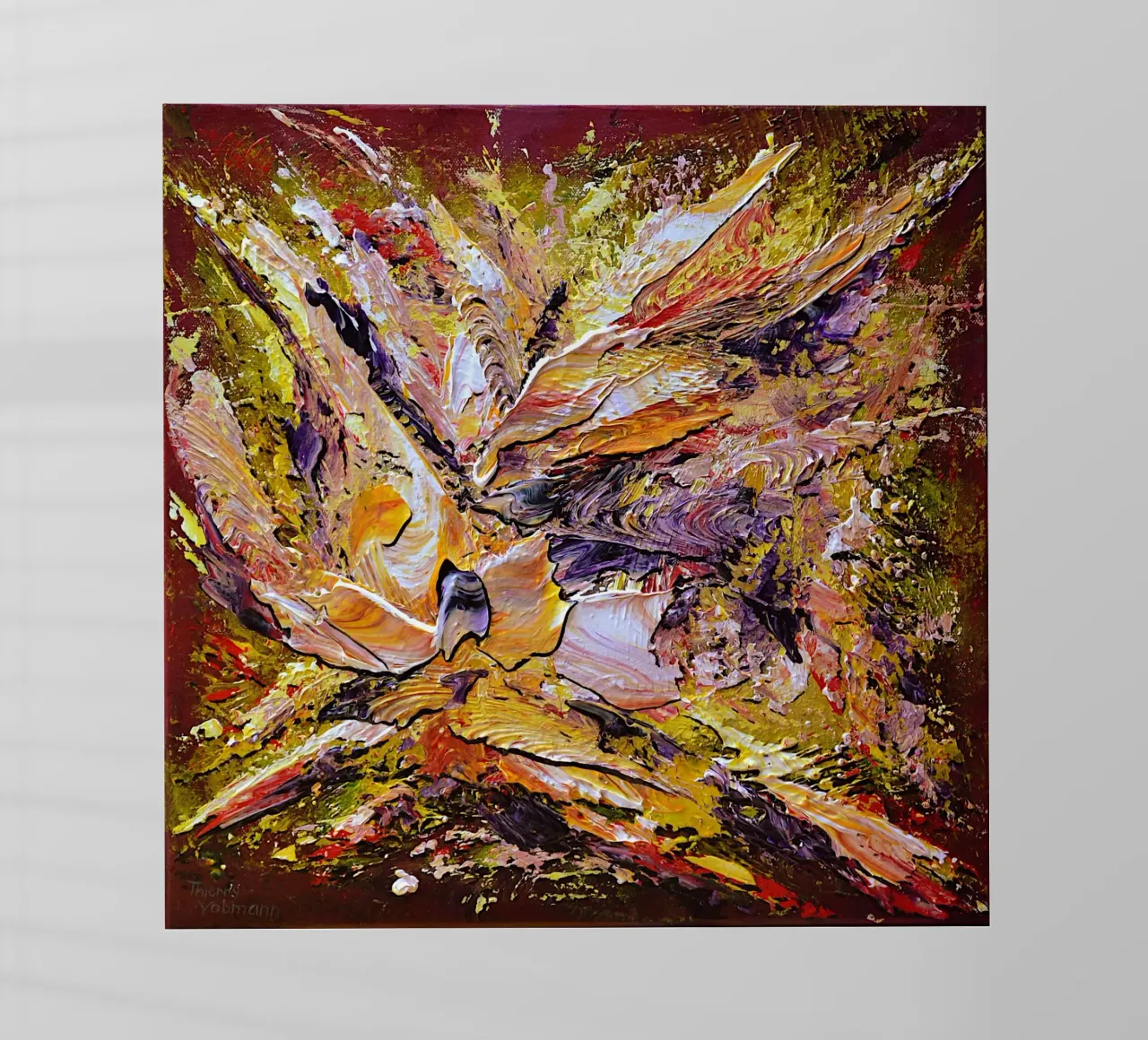 LUCE INTERNA pellicola backlit da Thierry Vobmann Abstract painting