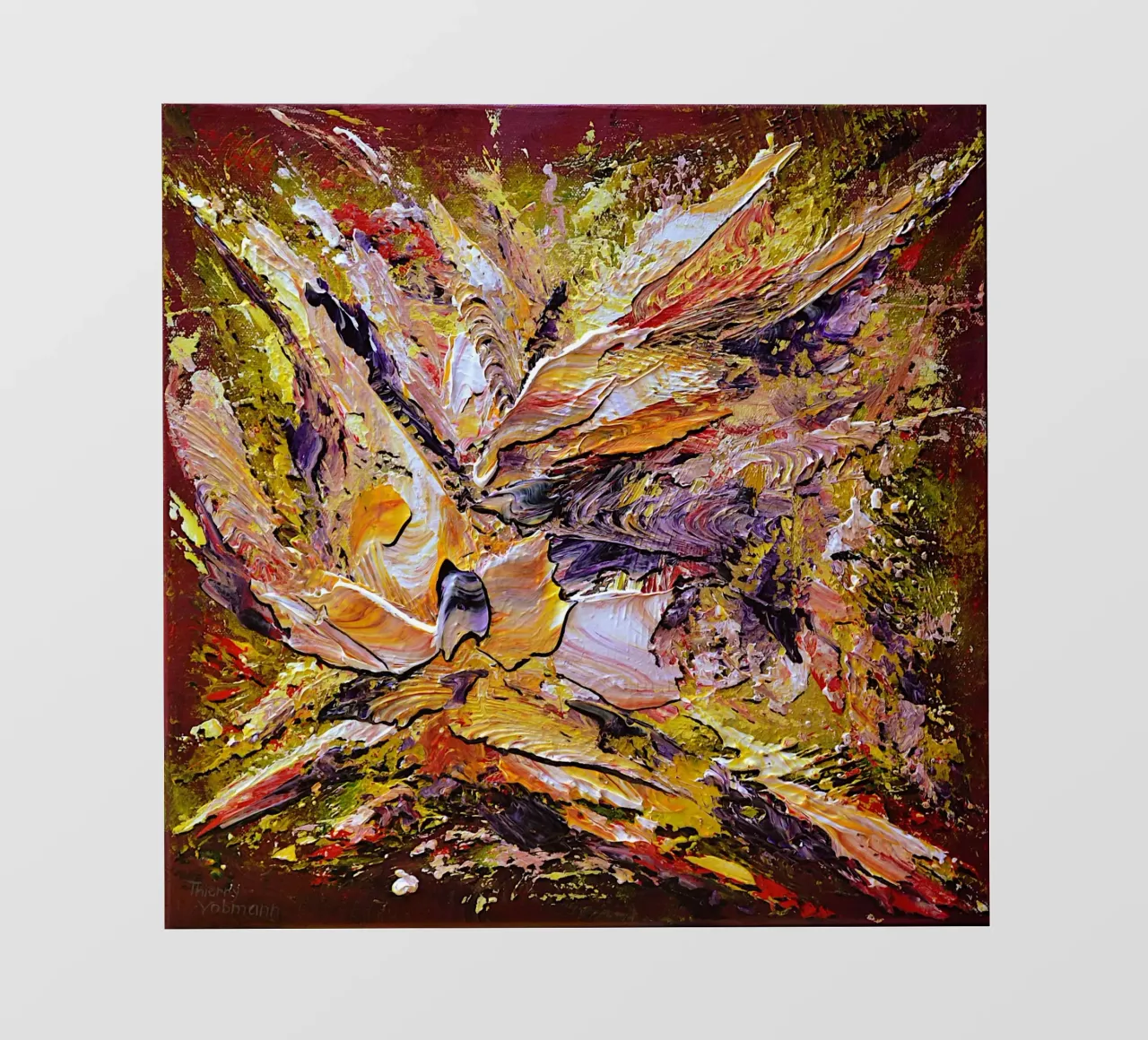 LUCE INTERNA pellicola backlit da Thierry Vobmann Abstract painting