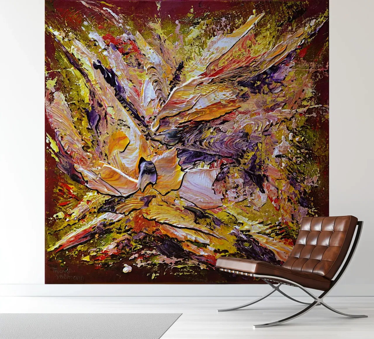 LUMIÈRE INTÉRIEURE papier peint photo de Thierry Vobmann Abstract painting