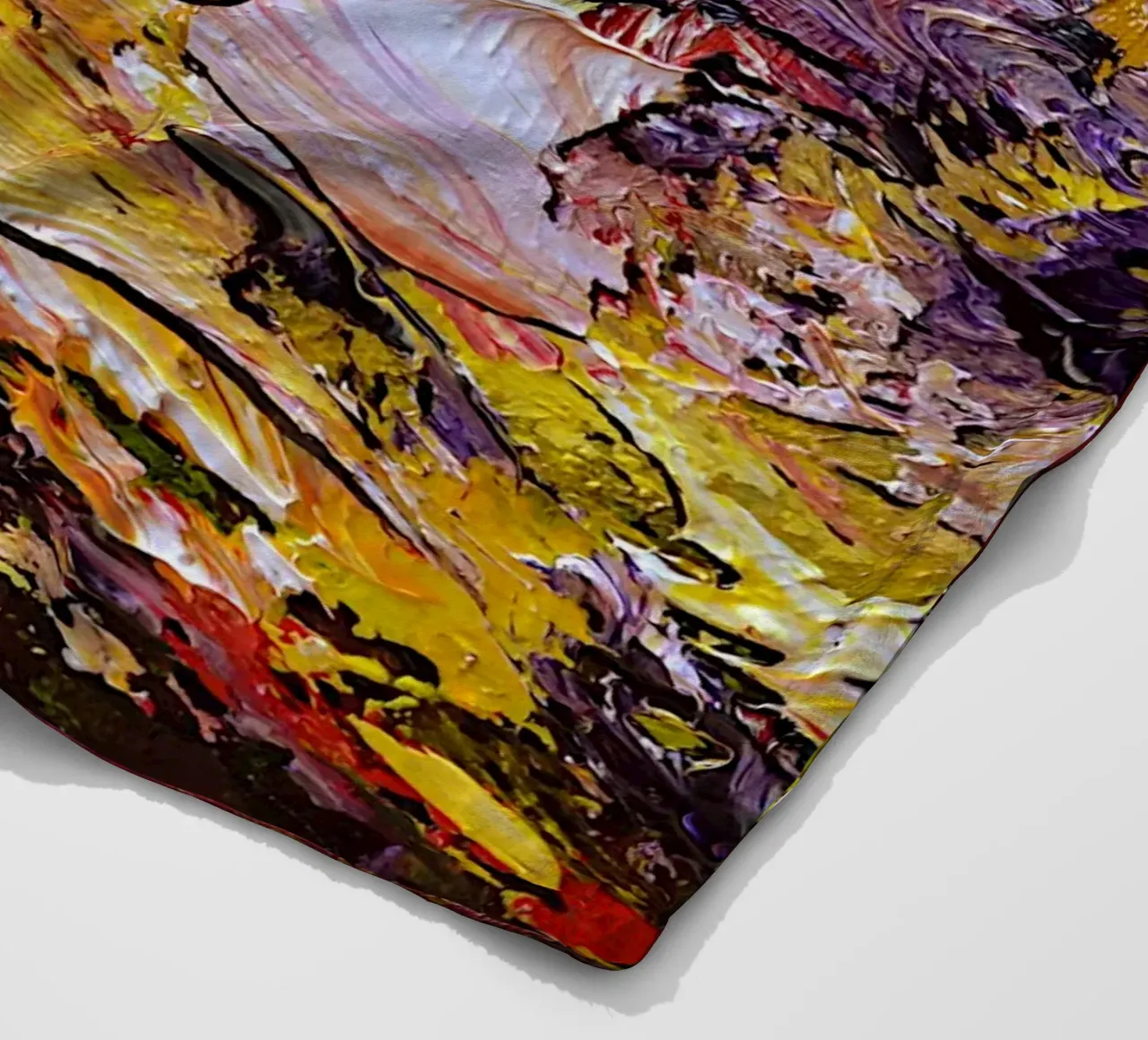 INNERES LICHT Fleecedecke von Thierry Vobmann Abstract painting