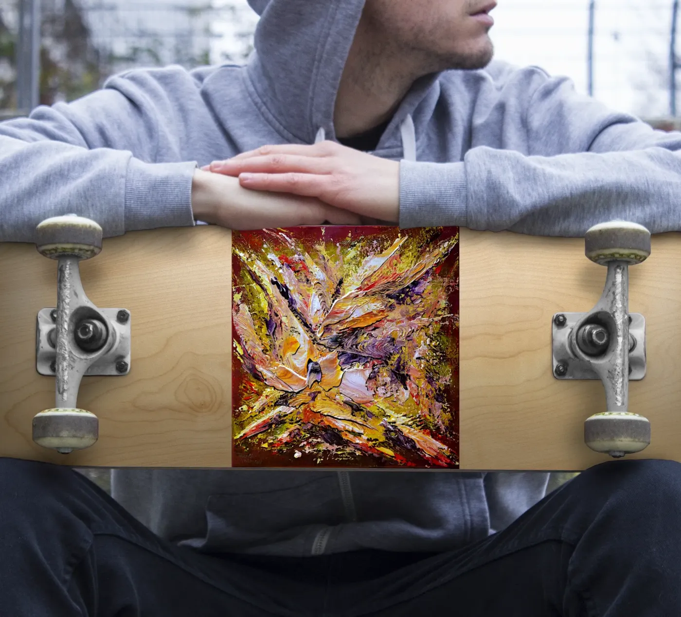 INNER LIGHT sticker by Thierry Vobmann Abstract painting