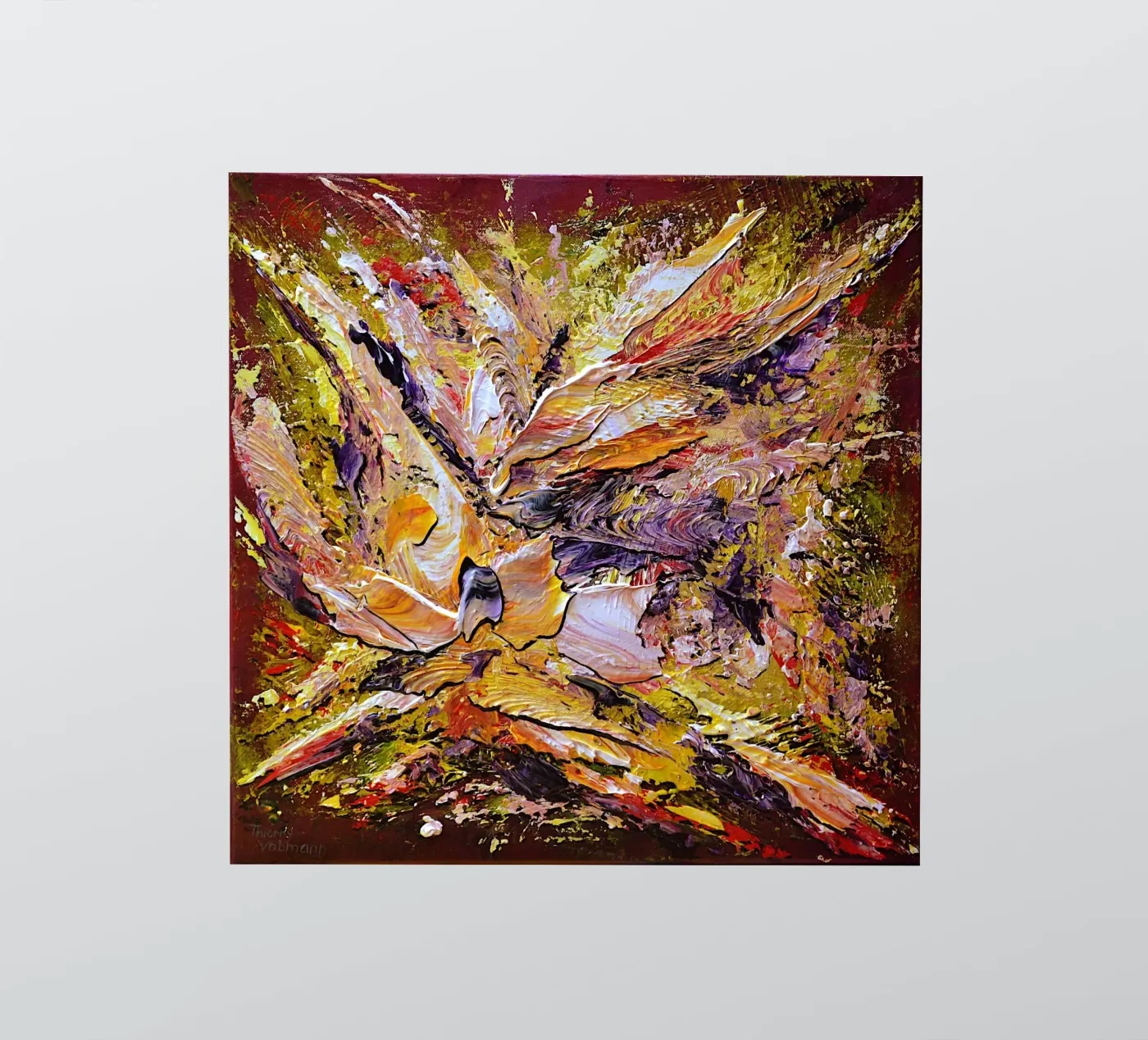 INNER LIGHT sticker by Thierry Vobmann Abstract painting