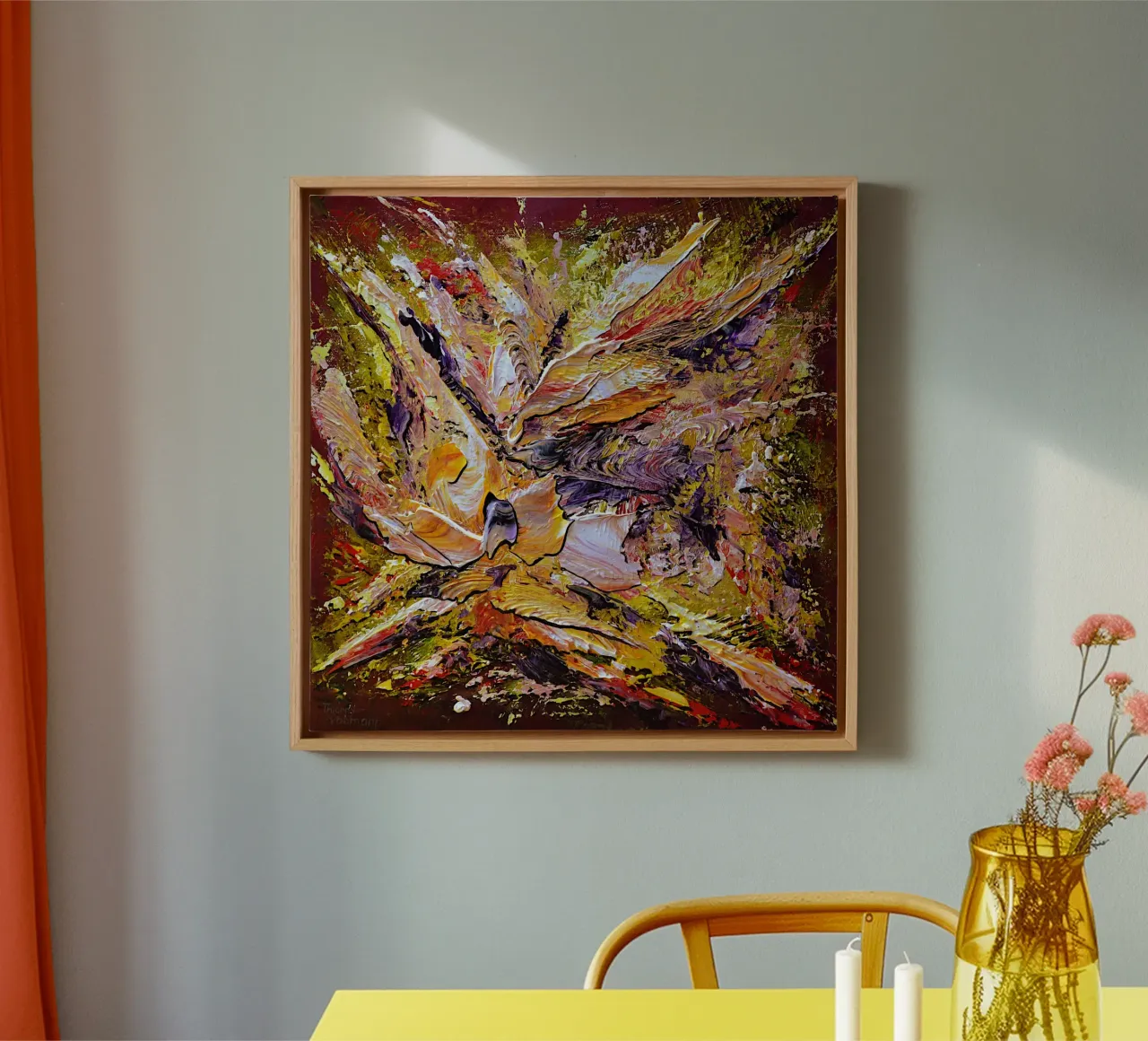 LUCE INTERNA tela da Thierry Vobmann Abstract painting