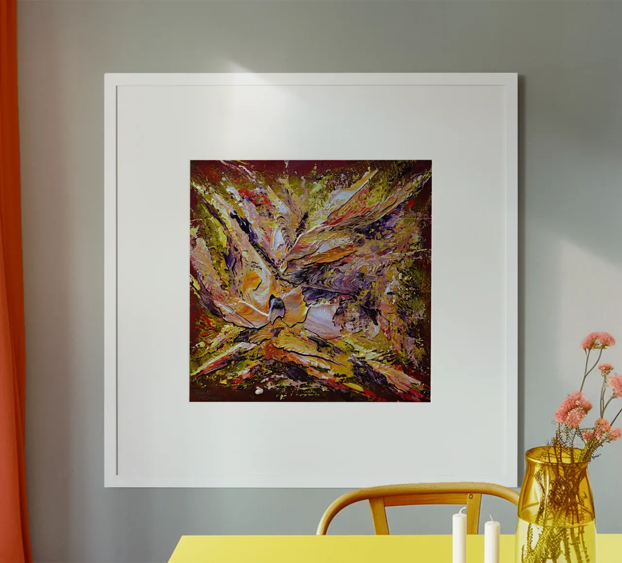 LUCE INTERNA poster da Thierry Vobmann Abstract painting