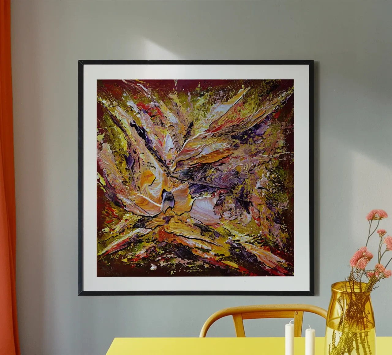 LUCE INTERNA poster da Thierry Vobmann Abstract painting