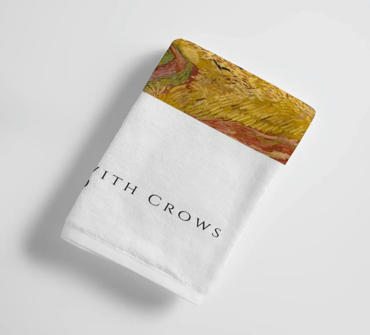 Van Gogh Wheatfield with Crows - Post-Impressionist Print towel by homdeco