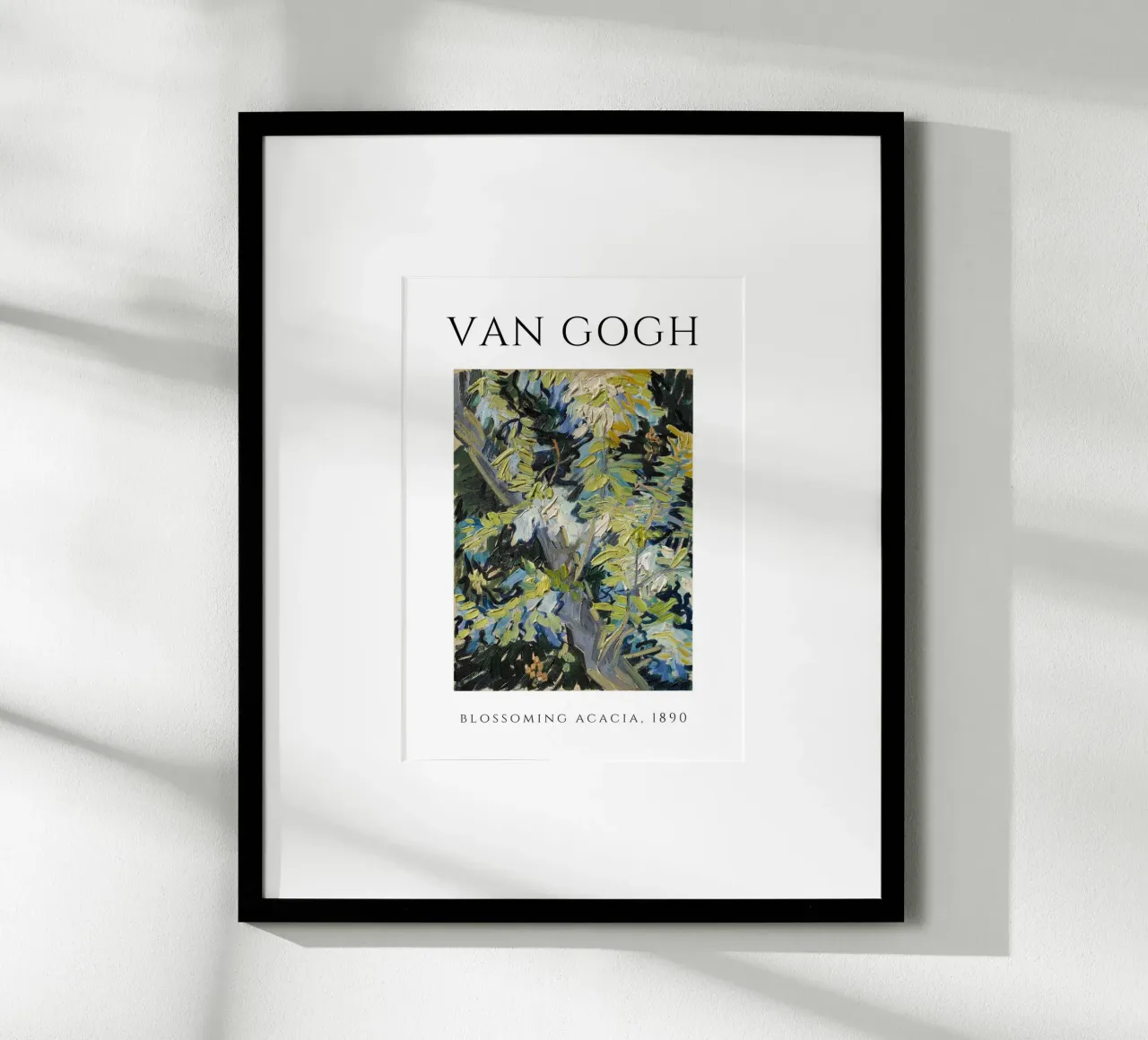 L'acacia in fiore di Van Gogh, 1890 - Natura Post-Impressioni poster da homdeco