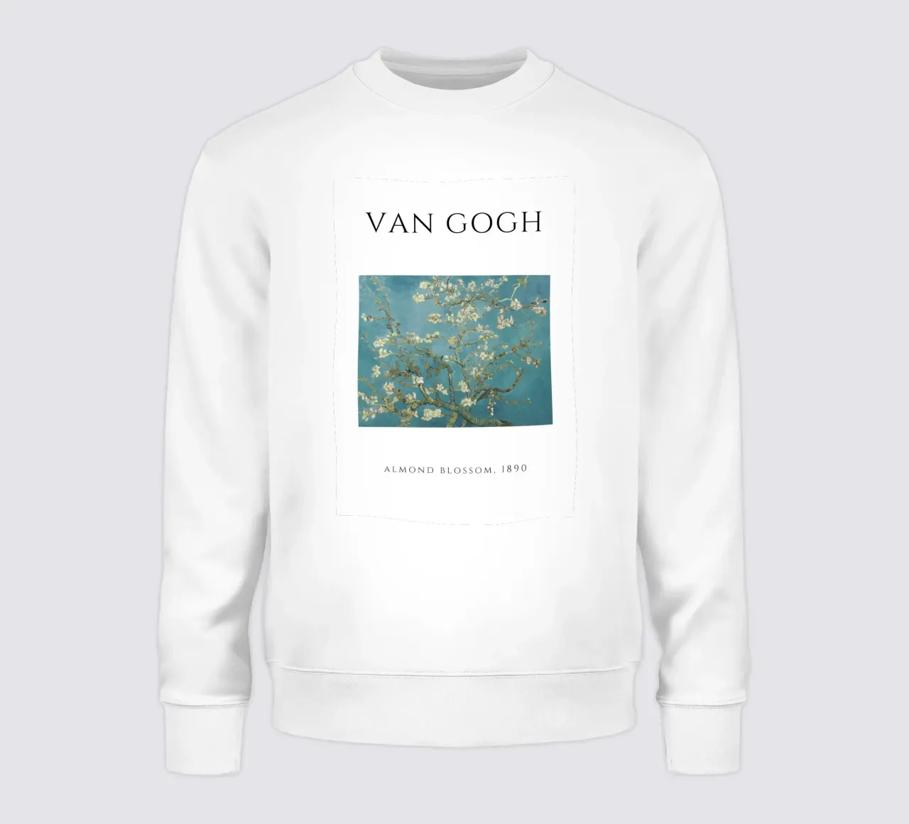 Il mandorlo in fiore di Van Gogh, 1890 - Sereno post-impressionista felpa da homdeco
