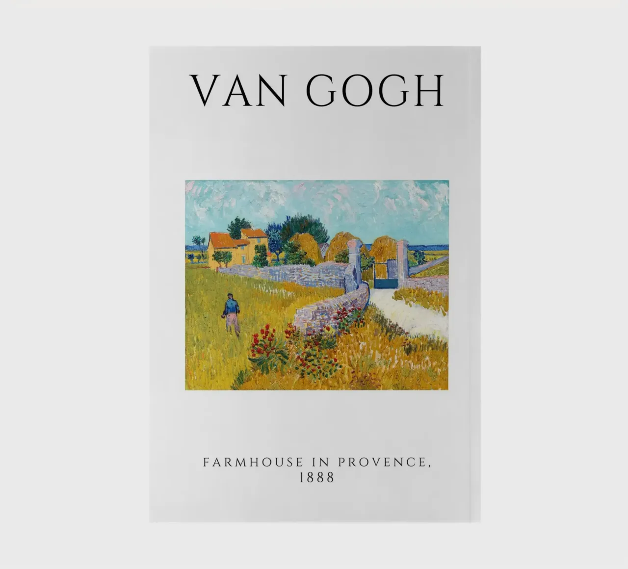 Van Goghs boerderij in de Provence, 1888 - Levendig landschap A notitieboek van homdeco