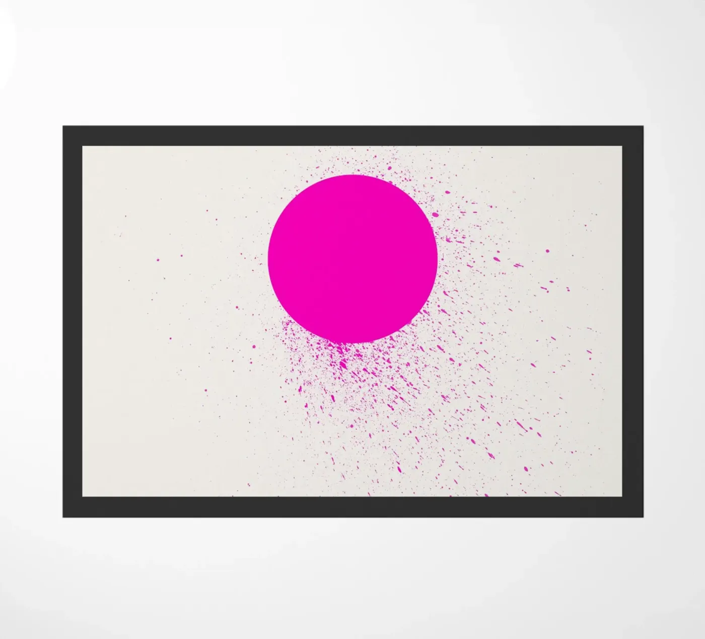 Leegte II deurmat van Rose Beck Art