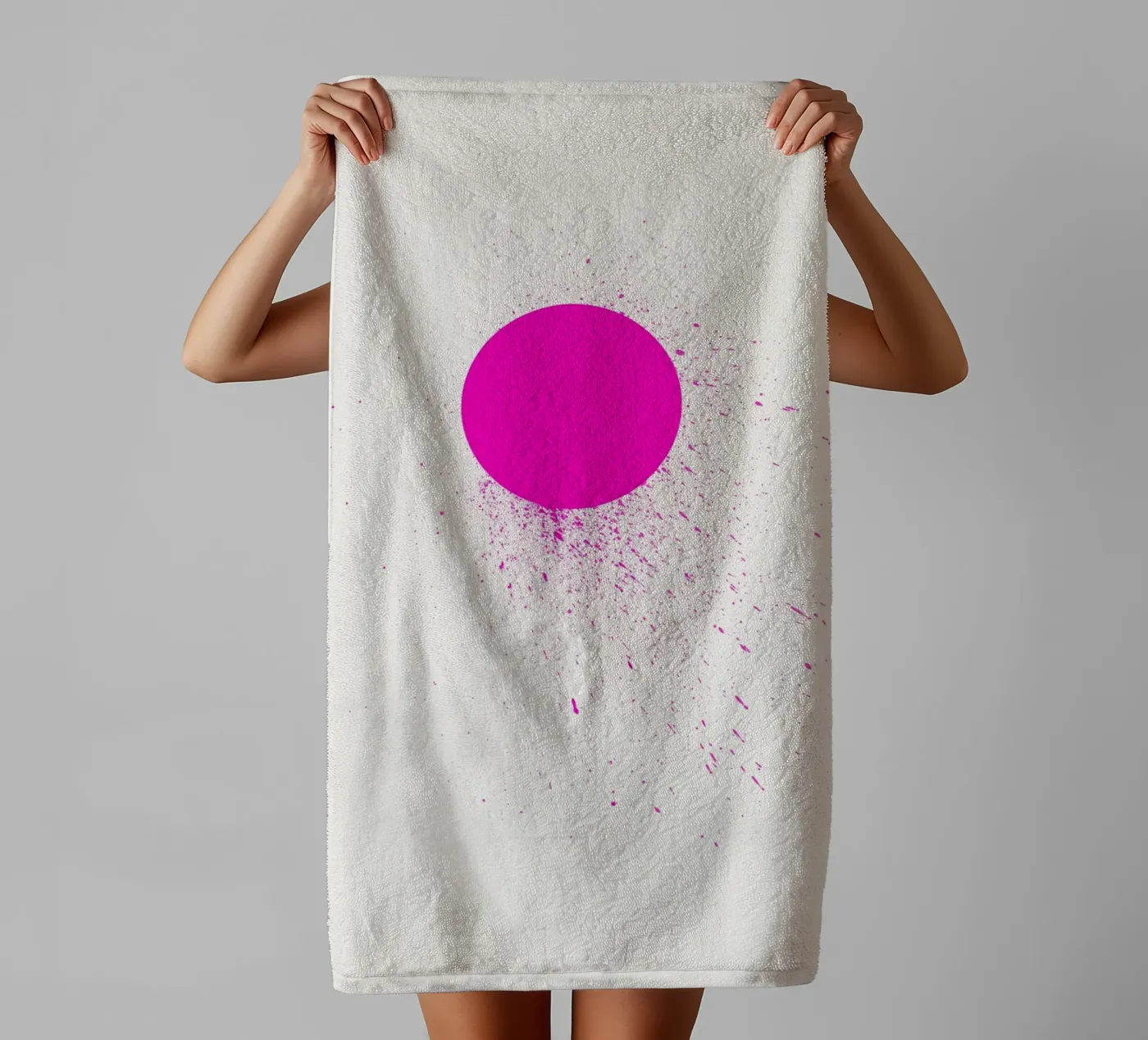 Void II towel by Rose Beck Art