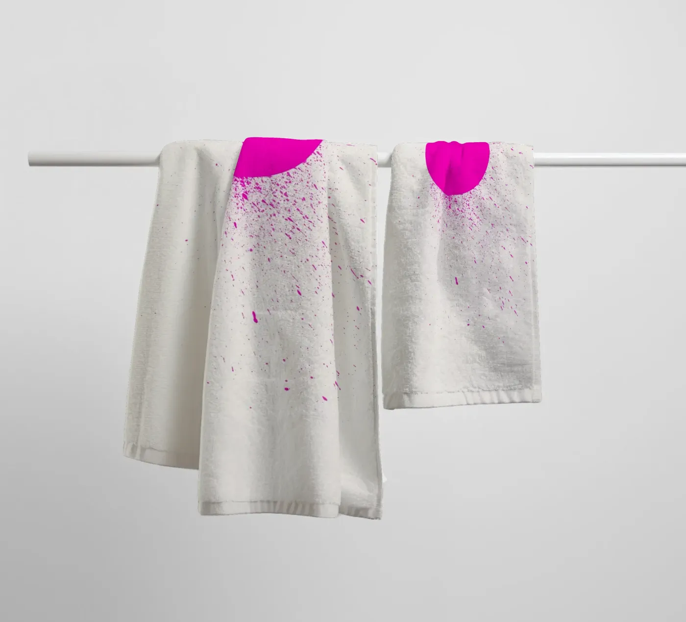 Void II towel by Rose Beck Art