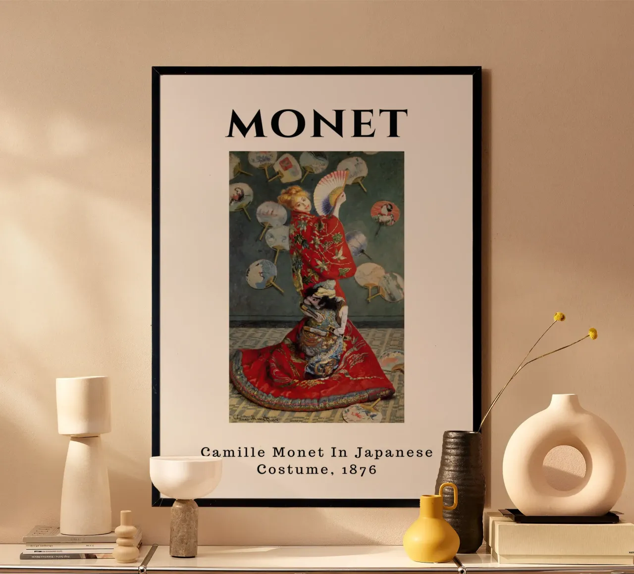 Camille in kimono di Monet, 1876 - Japonisme Impressionist Ar poster da homdeco