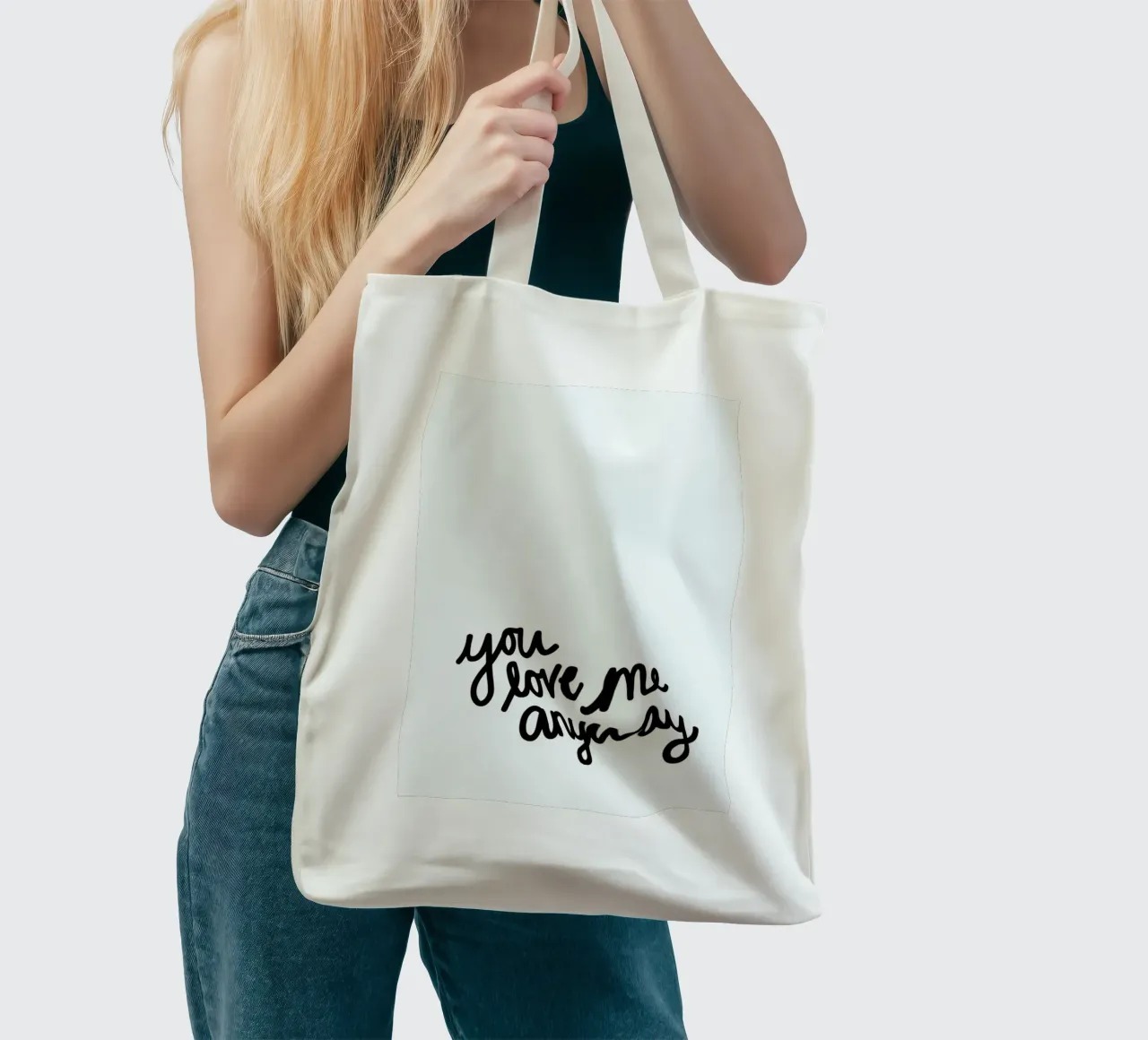 Anyway borsa in juta da Magdalena Lindstedt