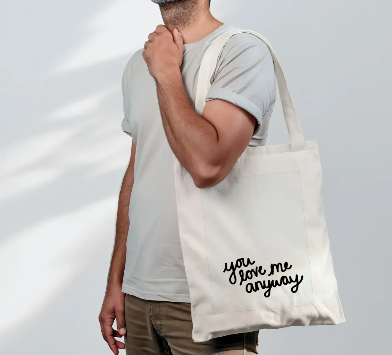 Anyway borsa in juta da Magdalena Lindstedt