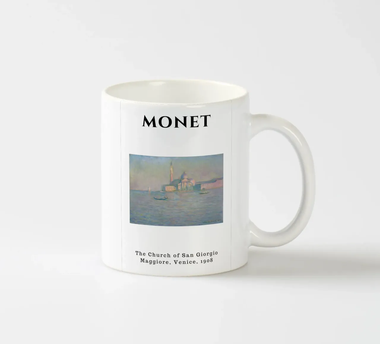 Monet's San Giorgio Maggiore, Venice, 1908 - Impressionist C tazza in ceramica da homdeco