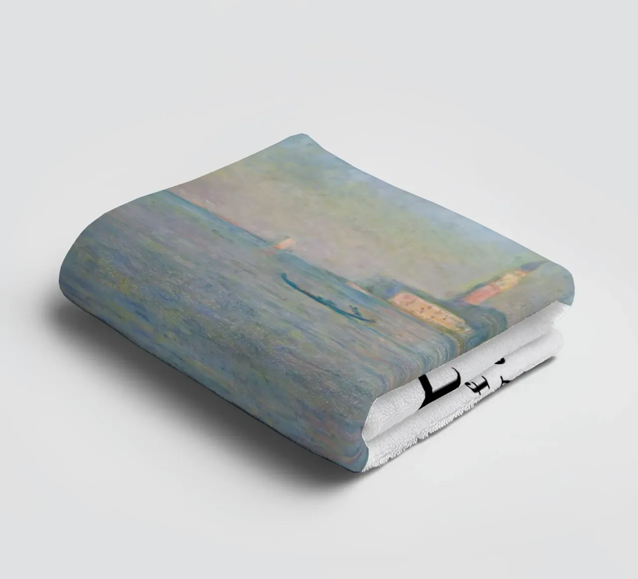 Monet's San Giorgio Maggiore, Venice, 1908 - Impressionist C asciugamano da bagno da homdeco