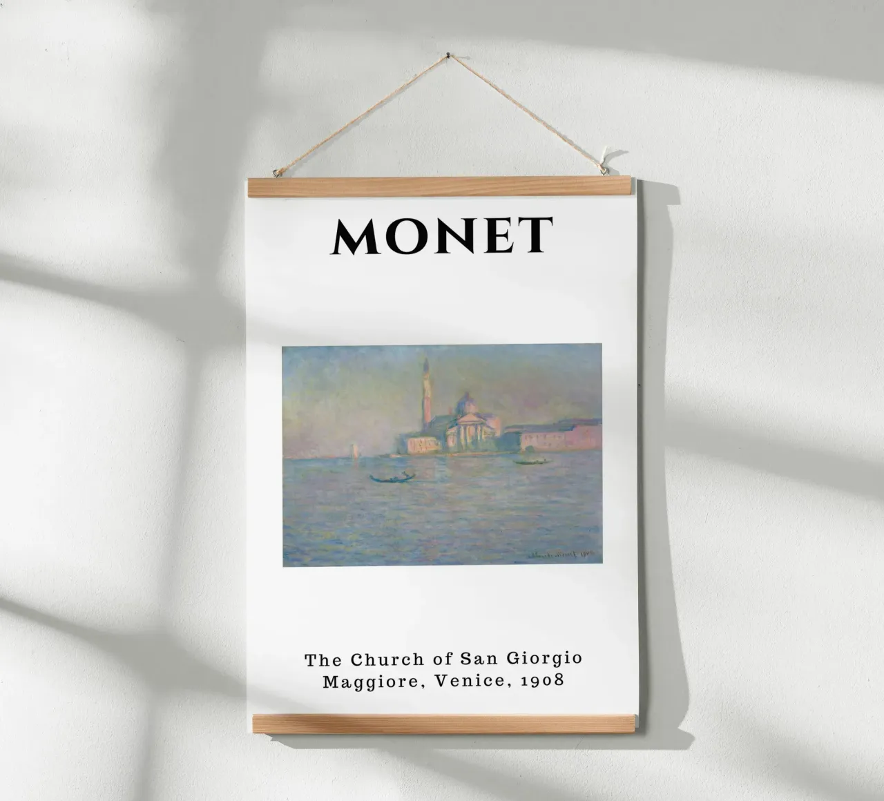 Monet's San Giorgio Maggiore, Venice, 1908 - Impressionist C carta hahnemühle da homdeco