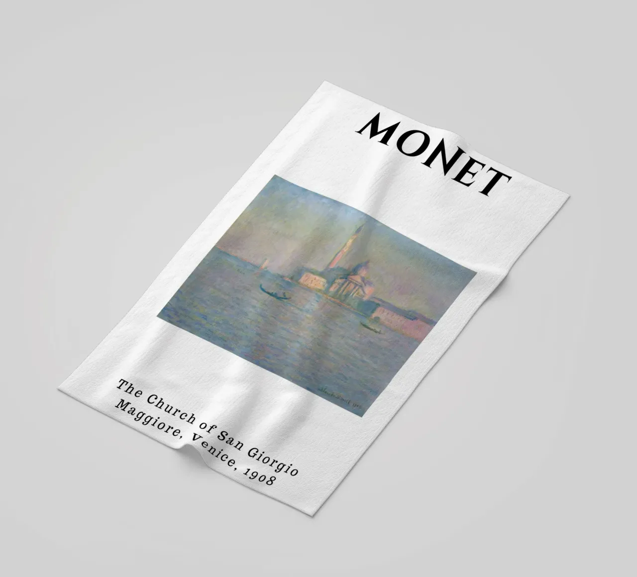Monet's San Giorgio Maggiore, Venice, 1908 - Impressionist C telo mare da homdeco