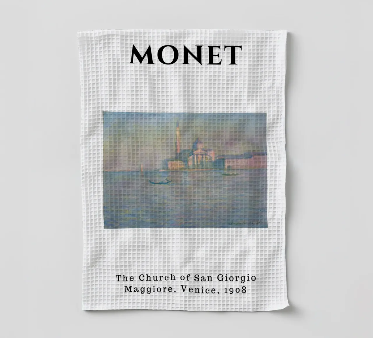 Monet's San Giorgio Maggiore, Venice, 1908 - Impressionist C canovaccio da cucina da homdeco