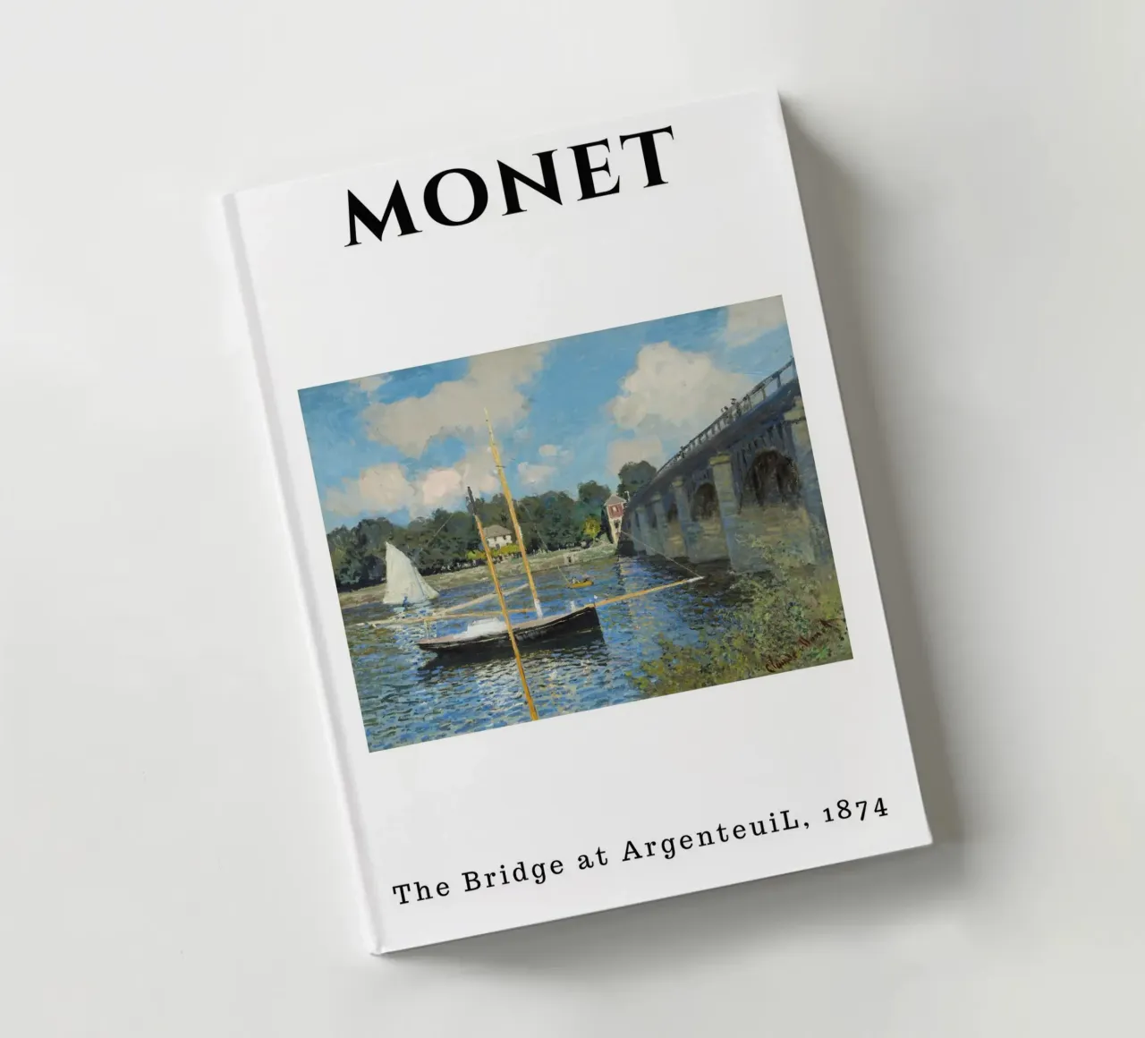Il ponte di Argenteuil di Monet, 1874 - Sce fluviale impressionista diario da homdeco