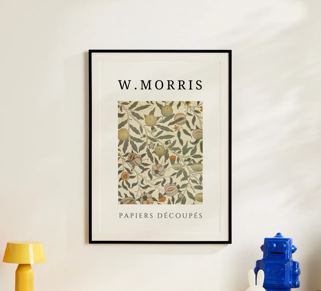 W. Carte da taglio Morris: motivo Art Nouveau floreale e di frutta poster da homdeco