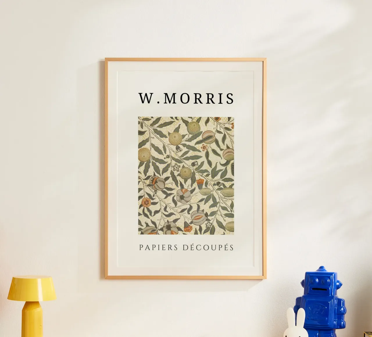 W. Carte da taglio Morris: motivo Art Nouveau floreale e di frutta poster da homdeco