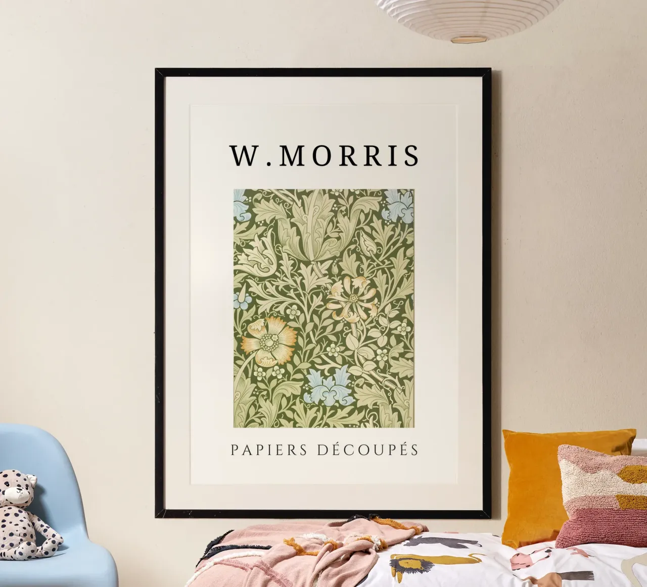 W. Carte da taglio Morris: Prato dolce motivo floreale poster da homdeco