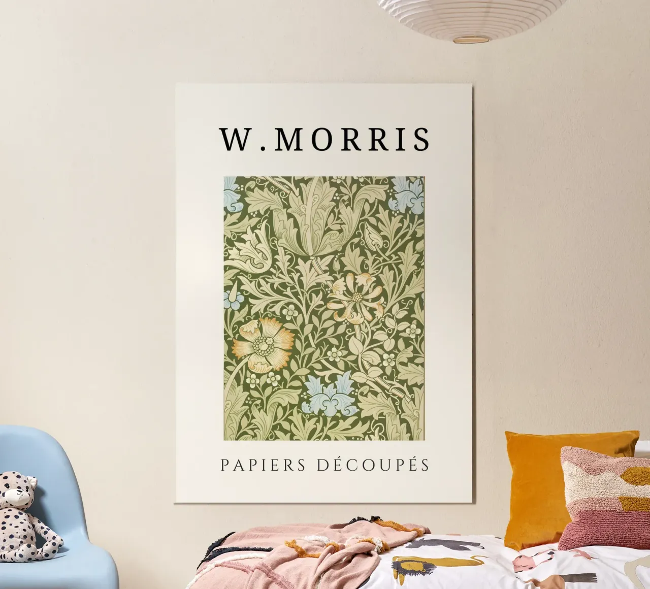 W. Carte da taglio Morris: Prato dolce motivo floreale poster da homdeco
