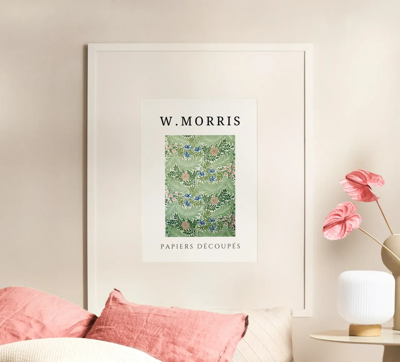 W. Carte da taglio Morris: Prato dolce motivo floreale poster da homdeco