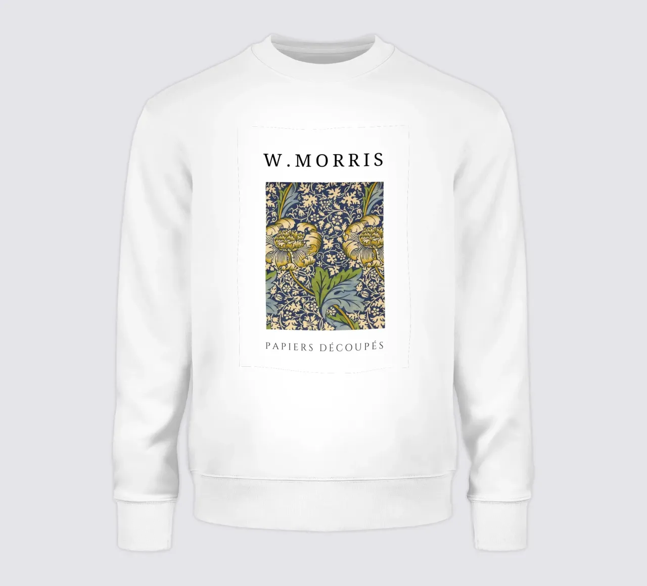 W. Carte da taglio Morris: Modello floreale giallo Pimpernel felpa da homdeco