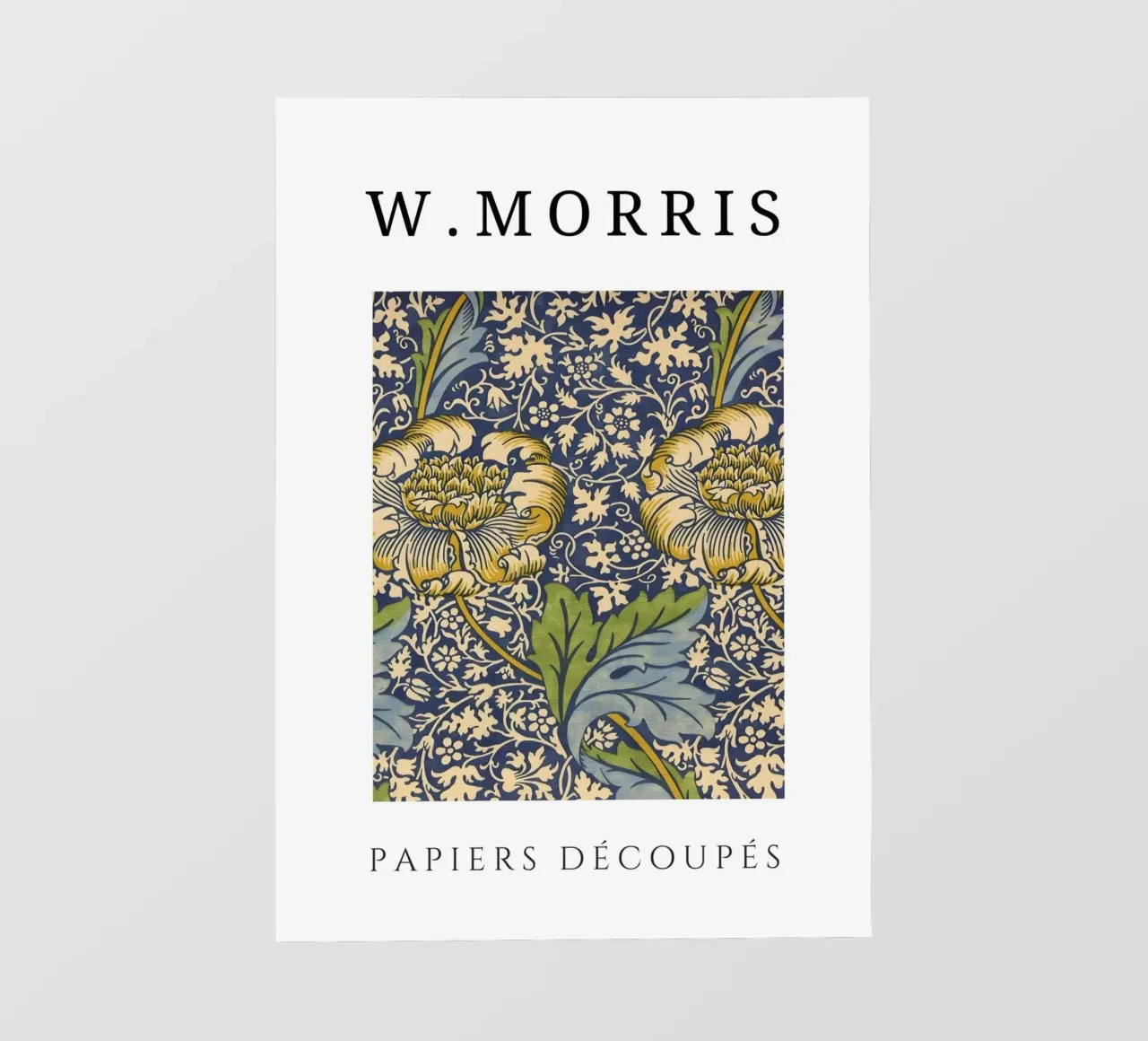 W. Carte da taglio Morris: Modello floreale giallo Pimpernel telo in pvc da homdeco