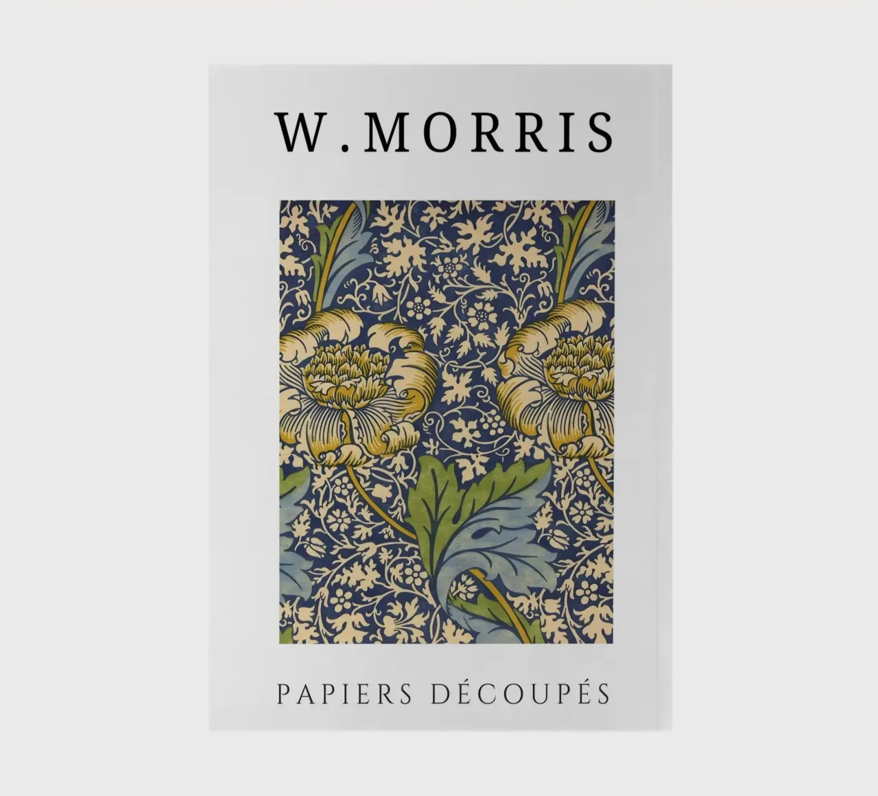 W. Carte da taglio Morris: Modello floreale giallo Pimpernel diario da homdeco