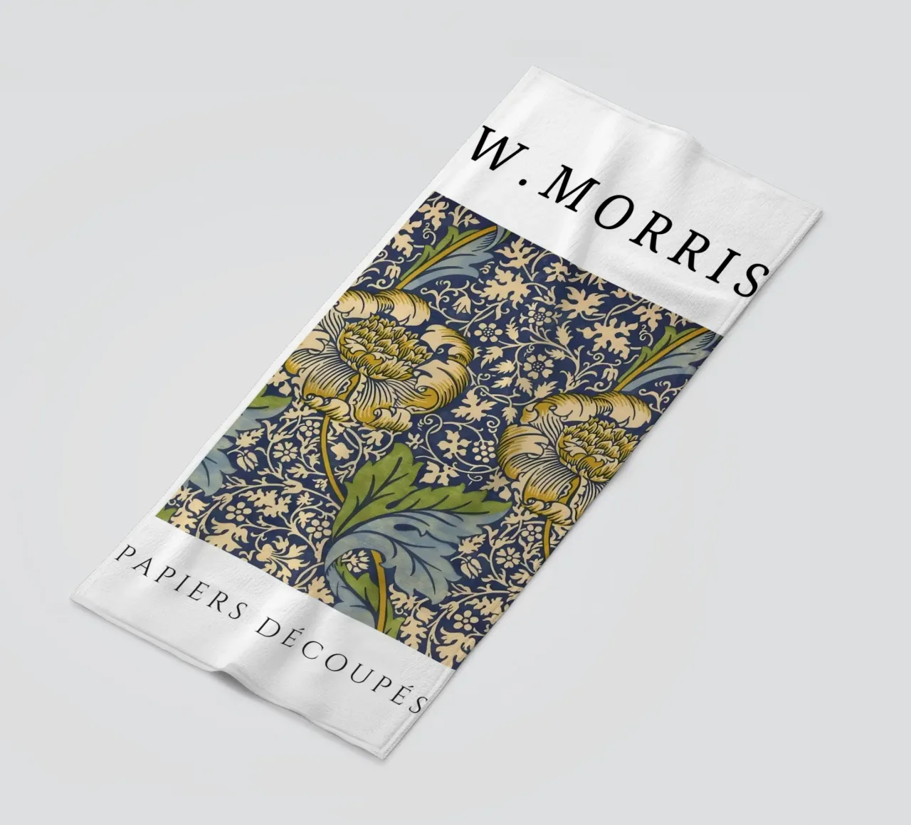 W. Carte da taglio Morris: Modello floreale giallo Pimpernel telo mare da homdeco